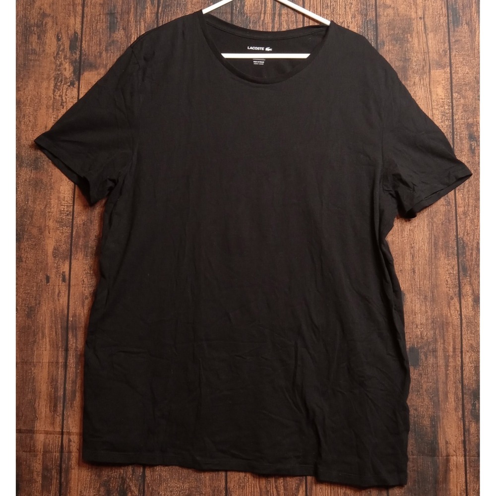 Lacoste Men's Underwear Base Layer T-Shirt short Sleeve XXL Black